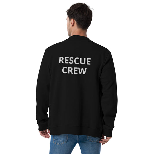 RESCUE CREW Embroidered Champion Bomber Jacket