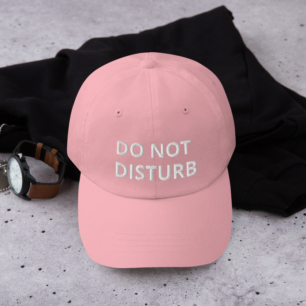 DO NOT DISTURB PINK OR BLUE Dad hat