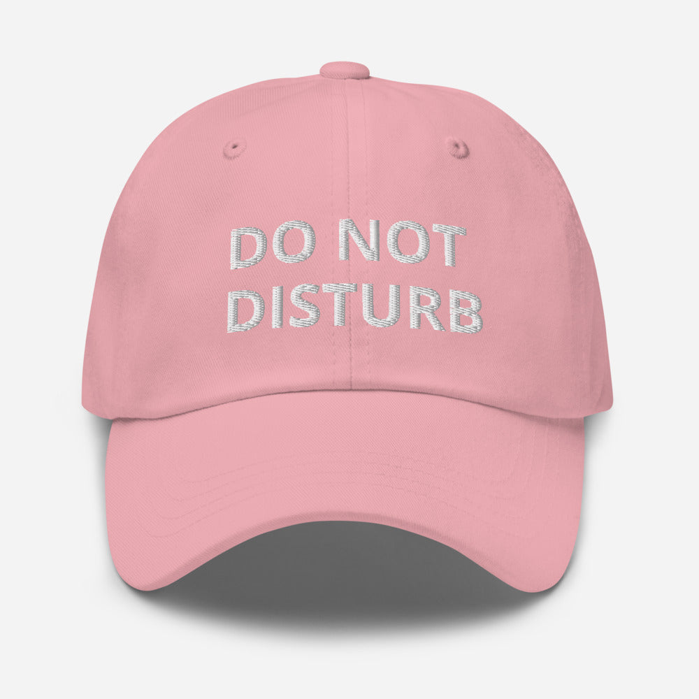 DO NOT DISTURB PINK OR BLUE Dad hat