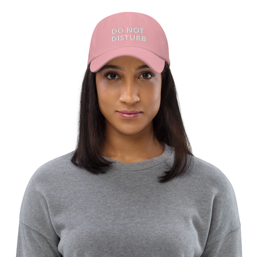 DO NOT DISTURB PINK OR BLUE Dad hat