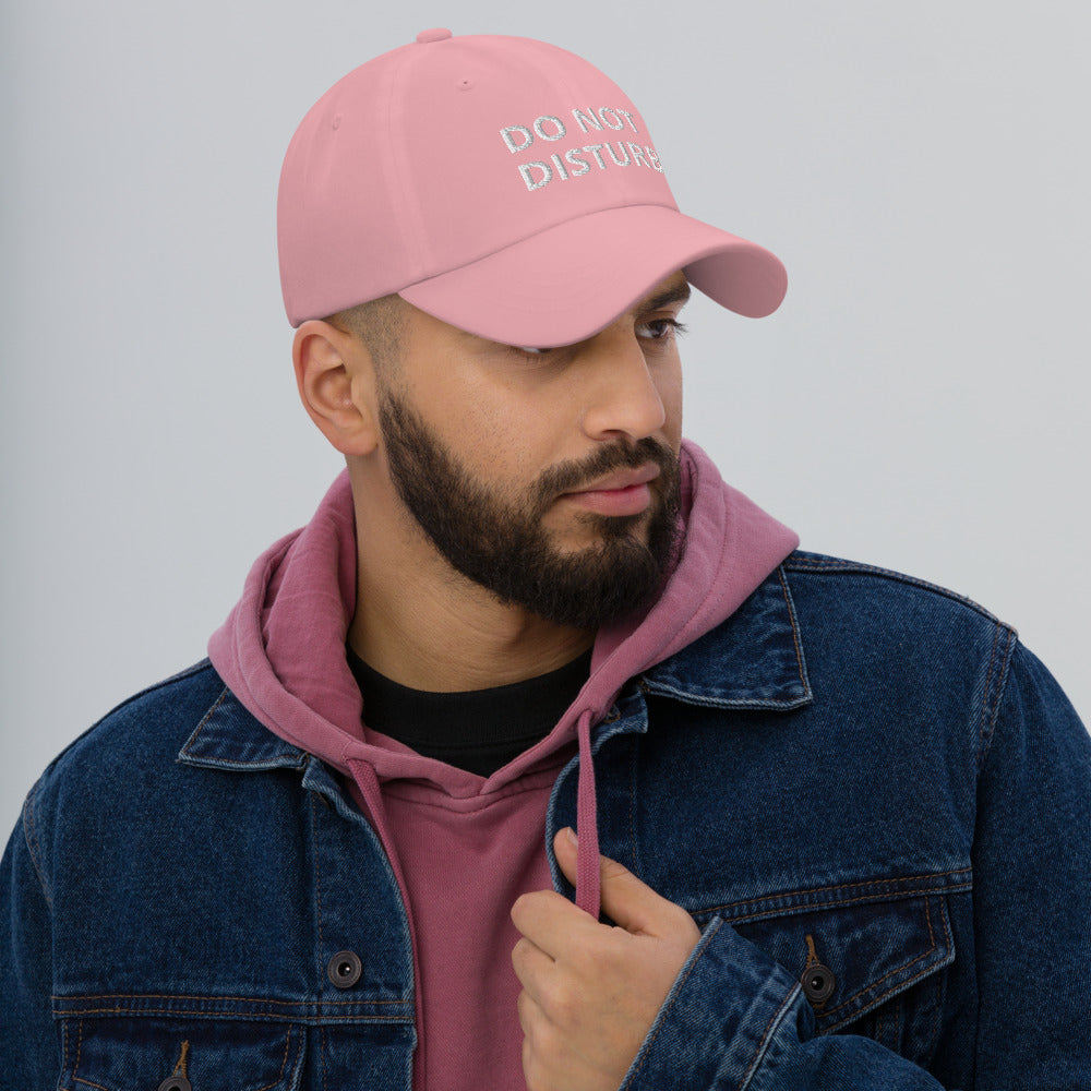 DO NOT DISTURB PINK OR BLUE Dad hat