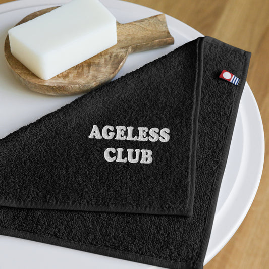 AGELESS CLUB Cotton hand towel--PICK SPECIFIC COLOUR