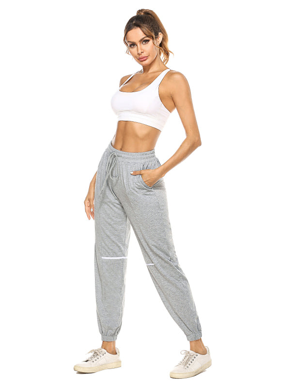 Women'S Casual Cotton Loose Sweatpants Drawstring Waist Jogging Pants With Pockets Running Gym Yoga