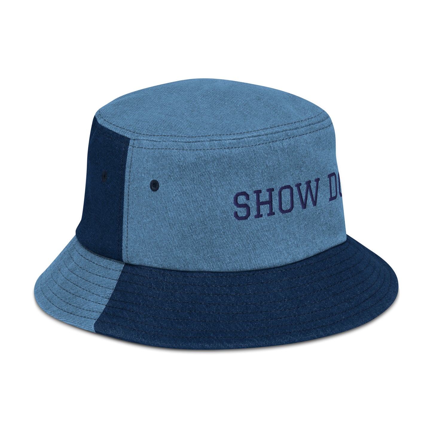 SHOW DOG--Denim bucket hat --THIS WAS DESIGNED FOR YOUR DOG TO MODEL