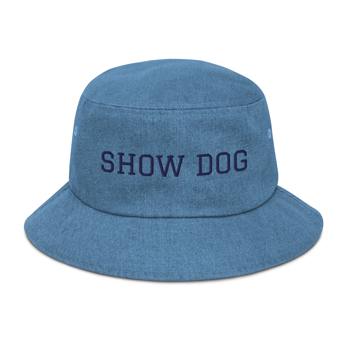 SHOW DOG--Denim bucket hat --THIS WAS DESIGNED FOR YOUR DOG TO MODEL