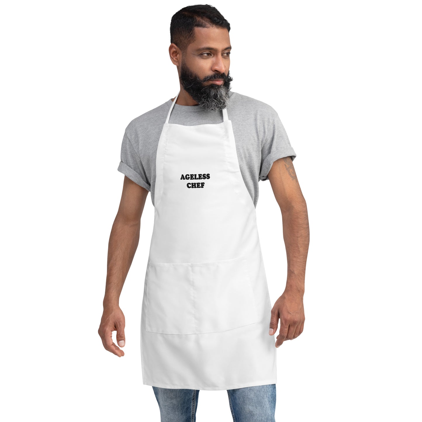 AGELESS-Embroidered Apron