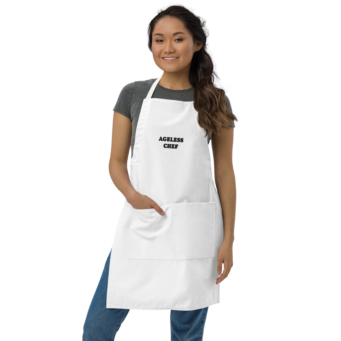 AGELESS-Embroidered Apron