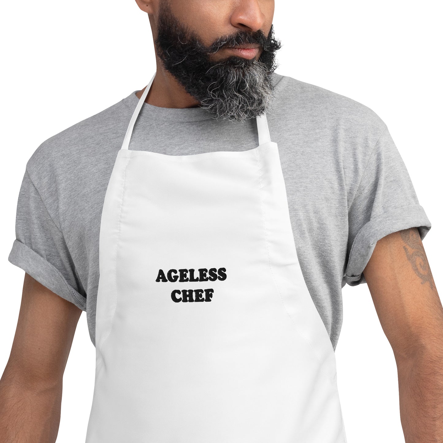 AGELESS-Embroidered Apron