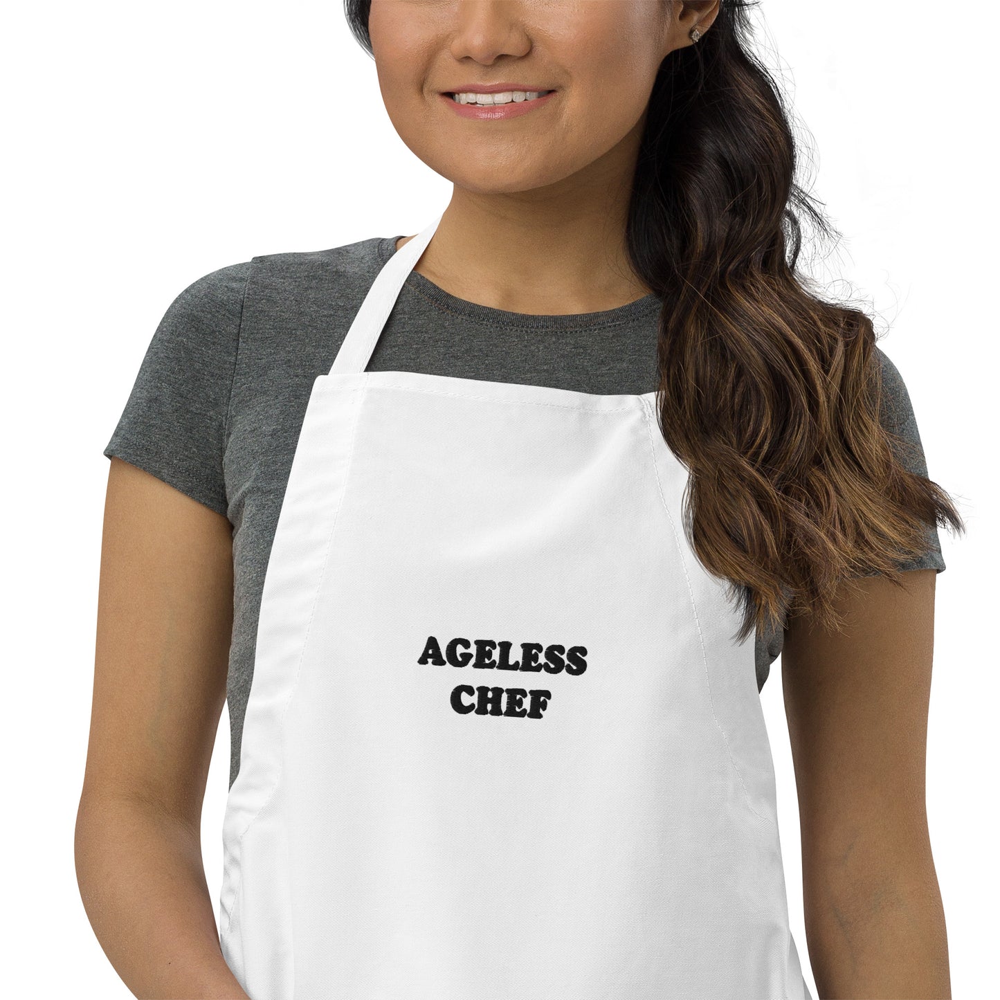 AGELESS-Embroidered Apron