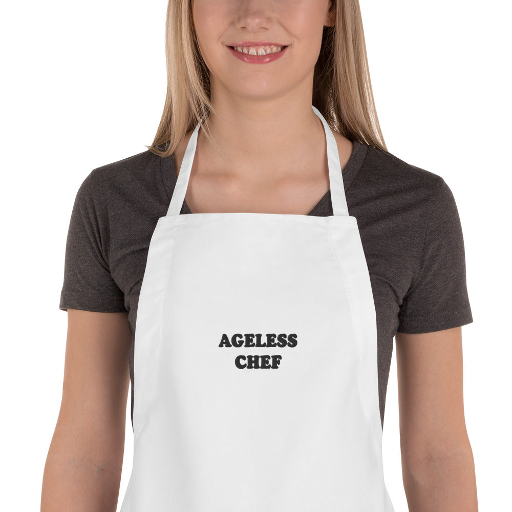 AGELESS-Embroidered Apron