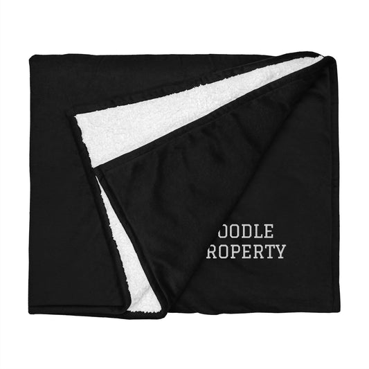 POODLE PROPERTY Premium sherpa blanket