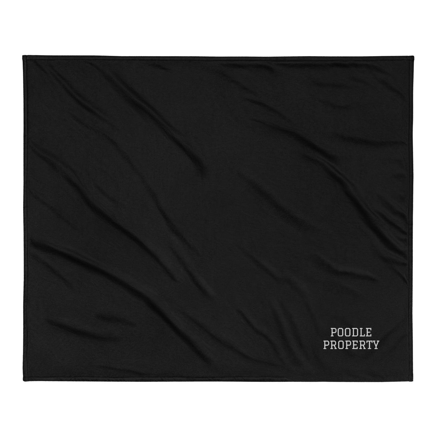 POODLE PROPERTY Premium sherpa blanket