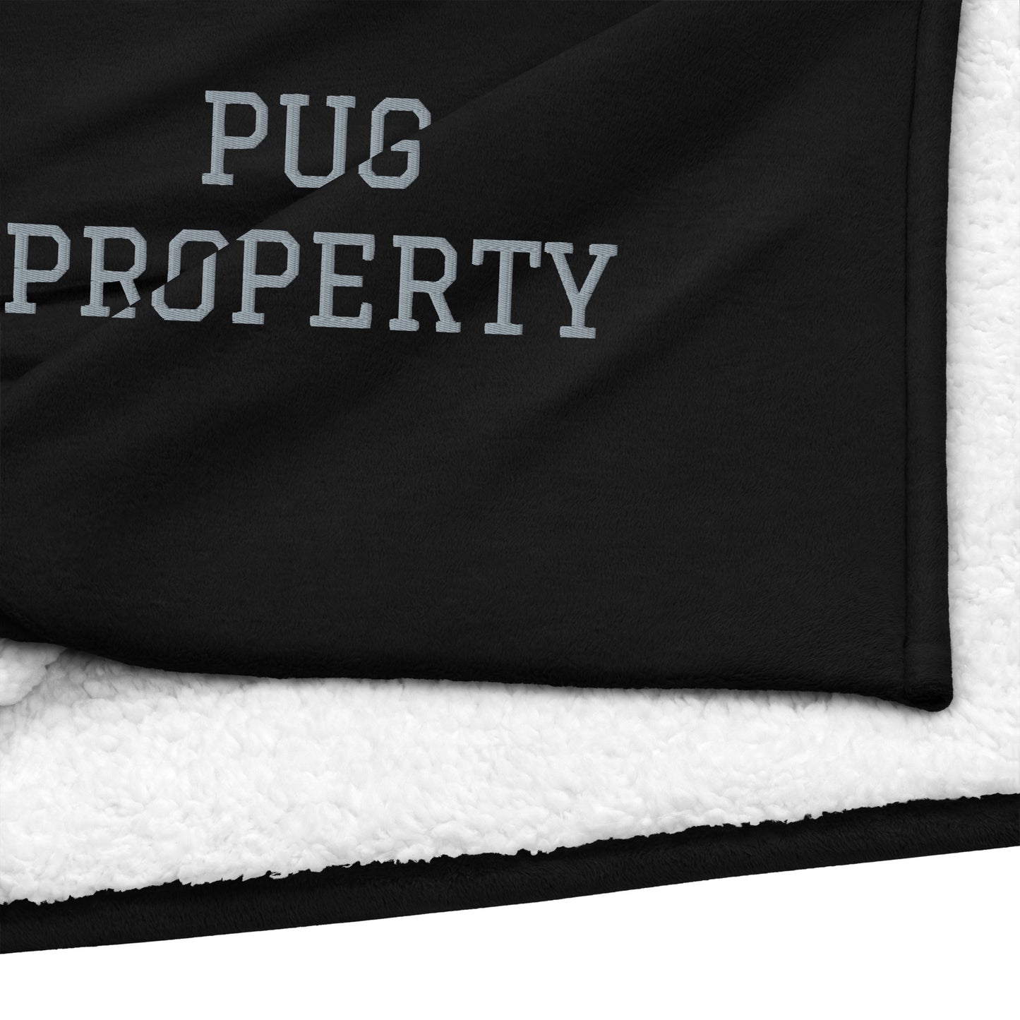 PUG PROPERTY Premium sherpa blanket