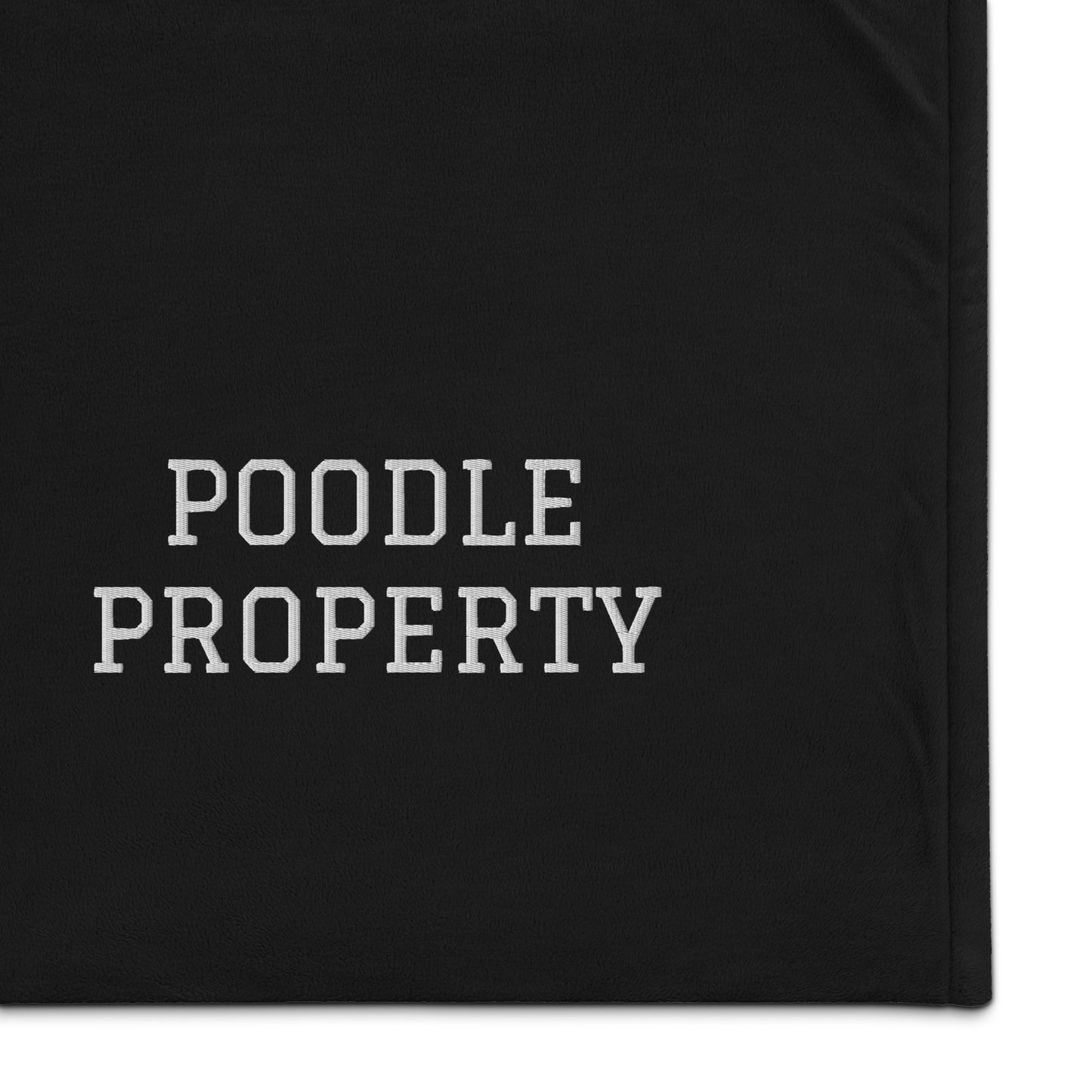 POODLE PROPERTY Premium sherpa blanket