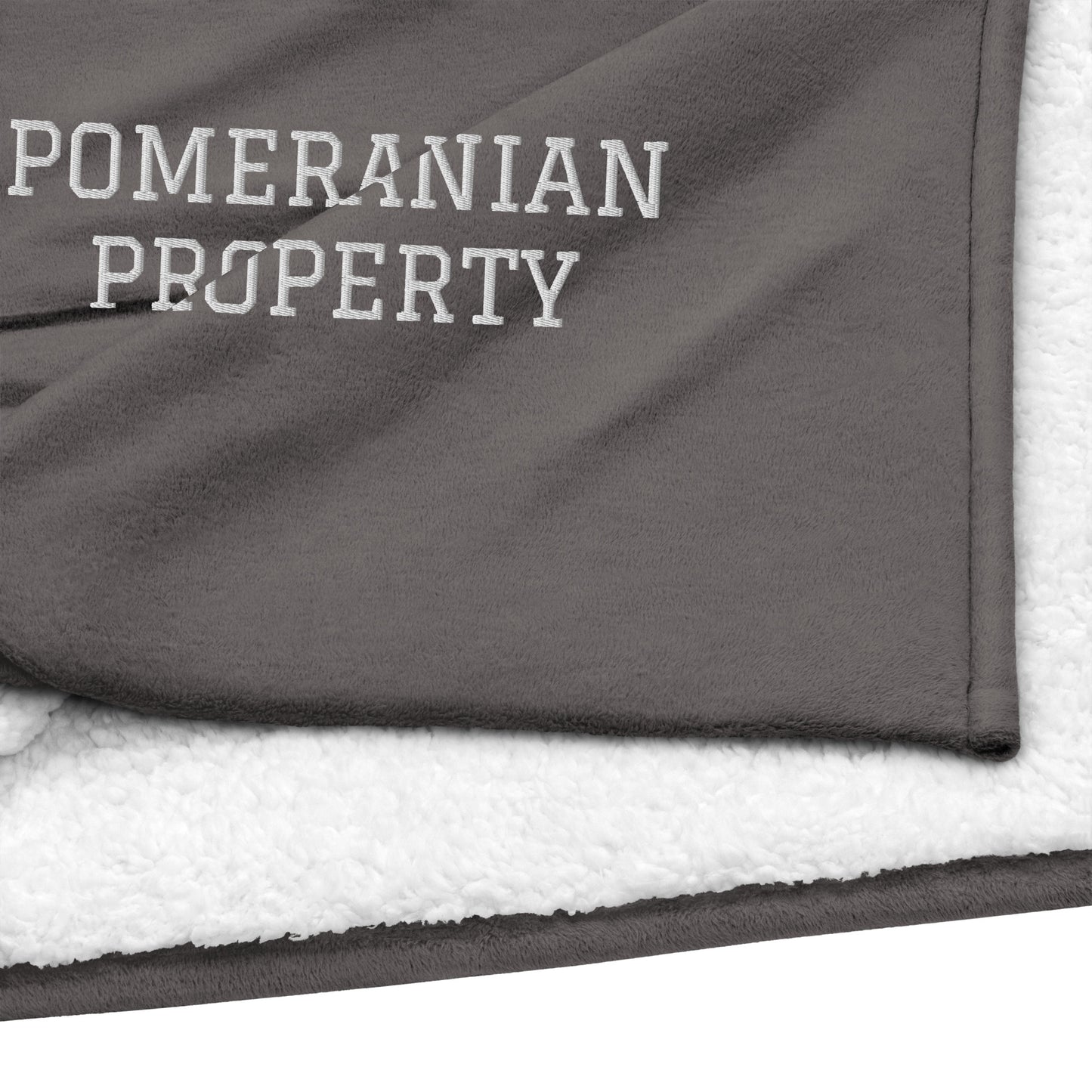 POMERANIAN PROPERTY Premium sherpa blanket