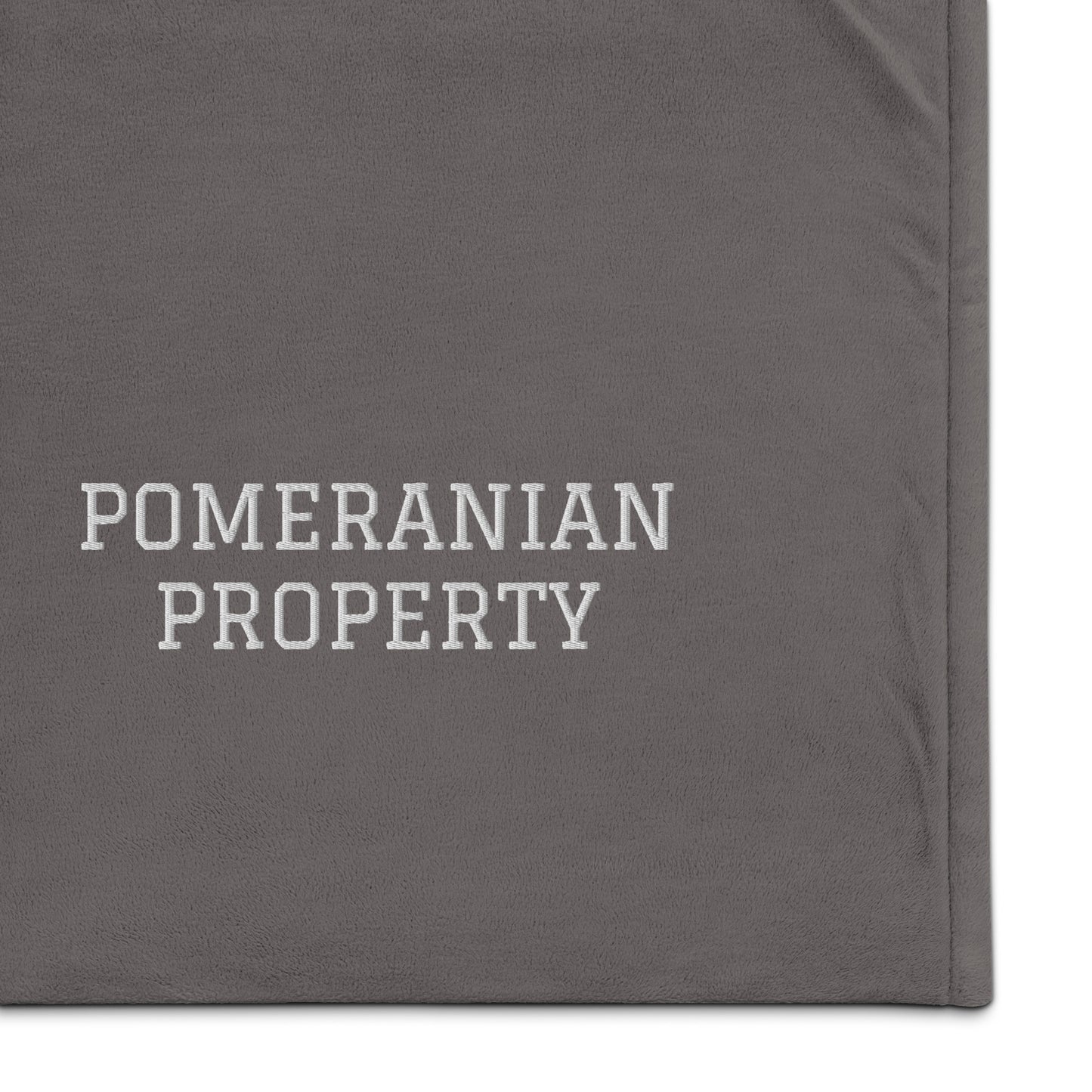 POMERANIAN PROPERTY Premium sherpa blanket