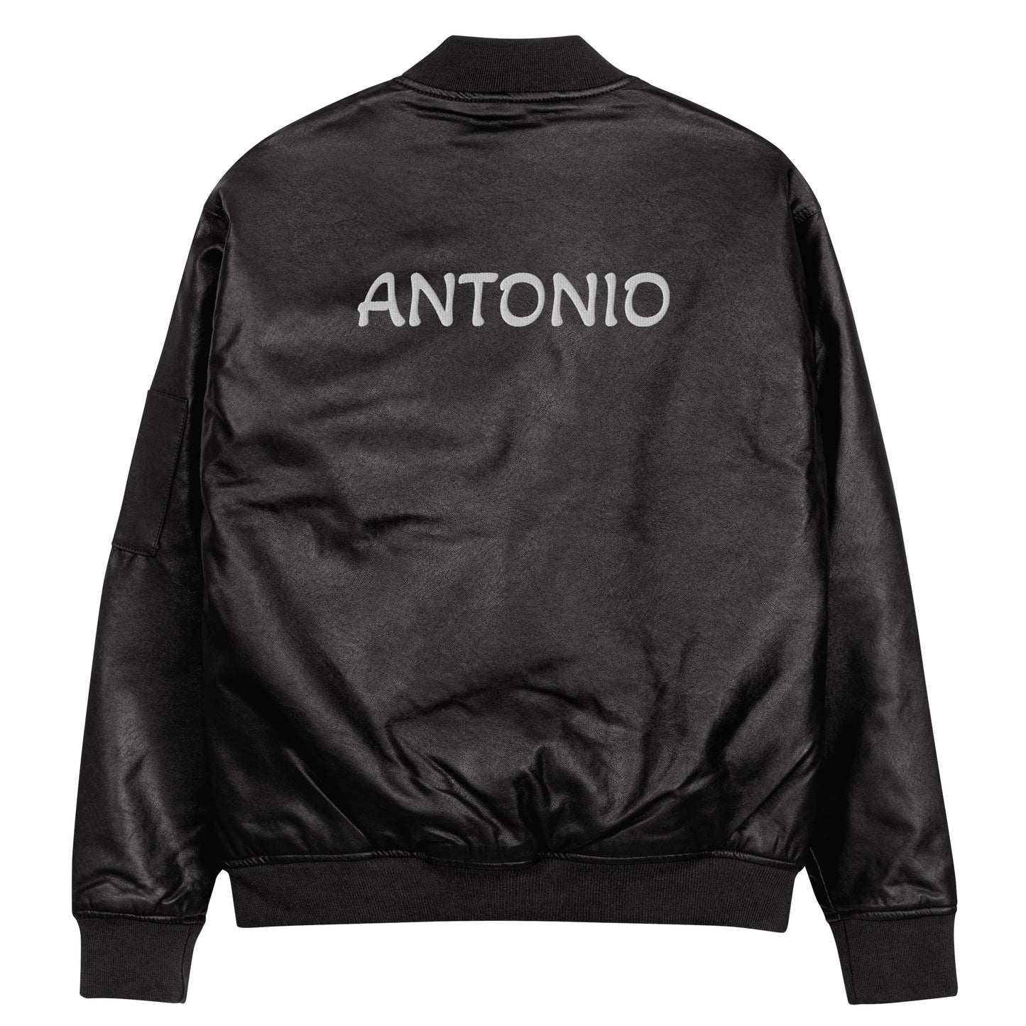 ANTONIO  Leather Bomber Jacket