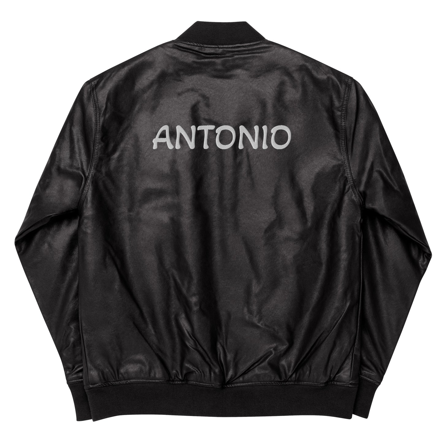 ANTONIO  Leather Bomber Jacket