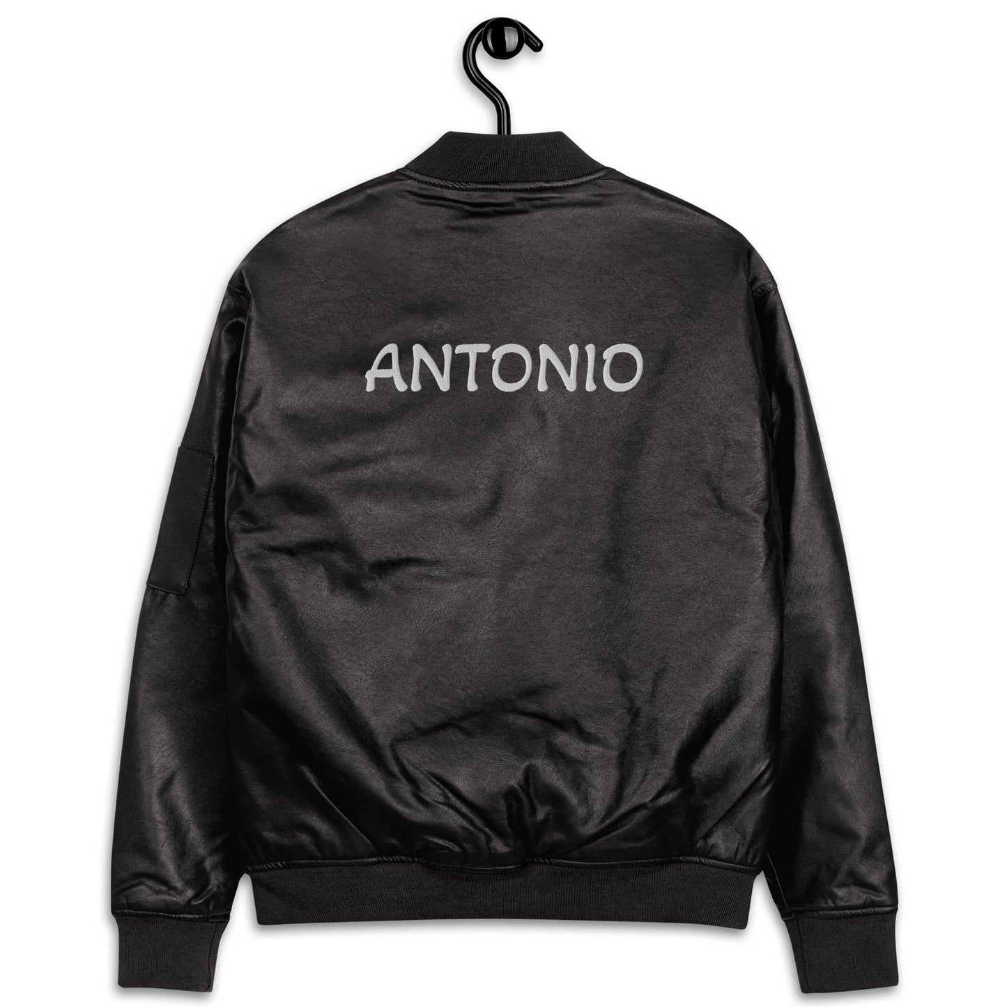 ANTONIO  Leather Bomber Jacket