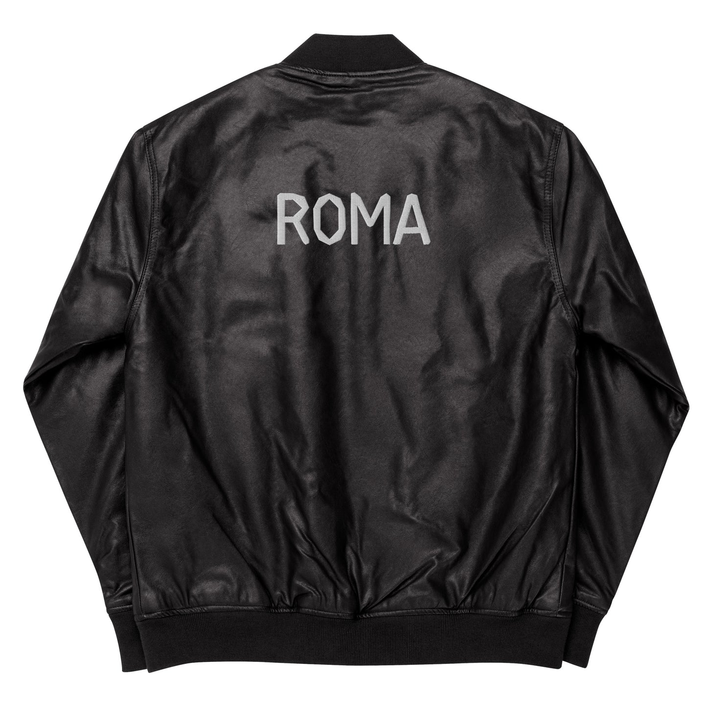 ROMA Leather Bomber Jacket