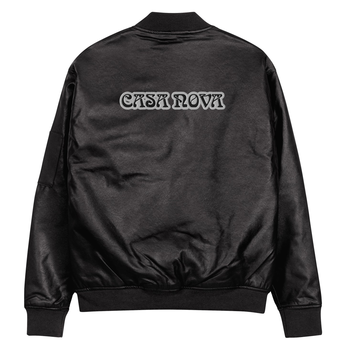 CASA NOVA Leather Bomber Jacket