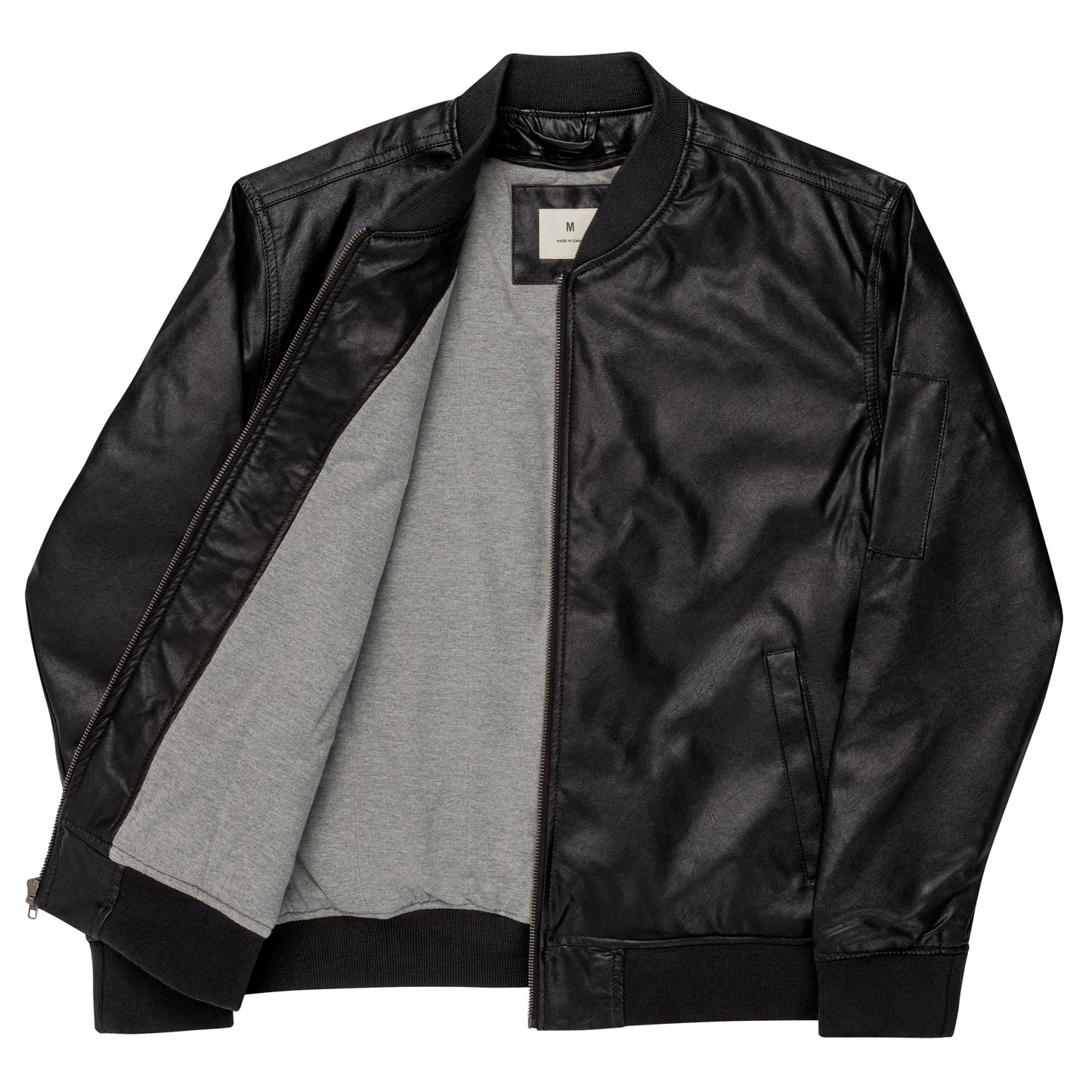 ROMA Leather Bomber Jacket