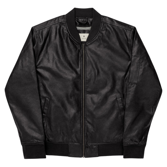 ROMA Leather Bomber Jacket