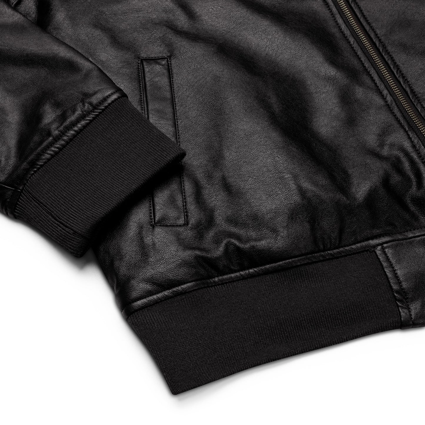 LIGAR--- MEANING IN SPANISH IS A FLIRT :) Leather Bomber Jacket