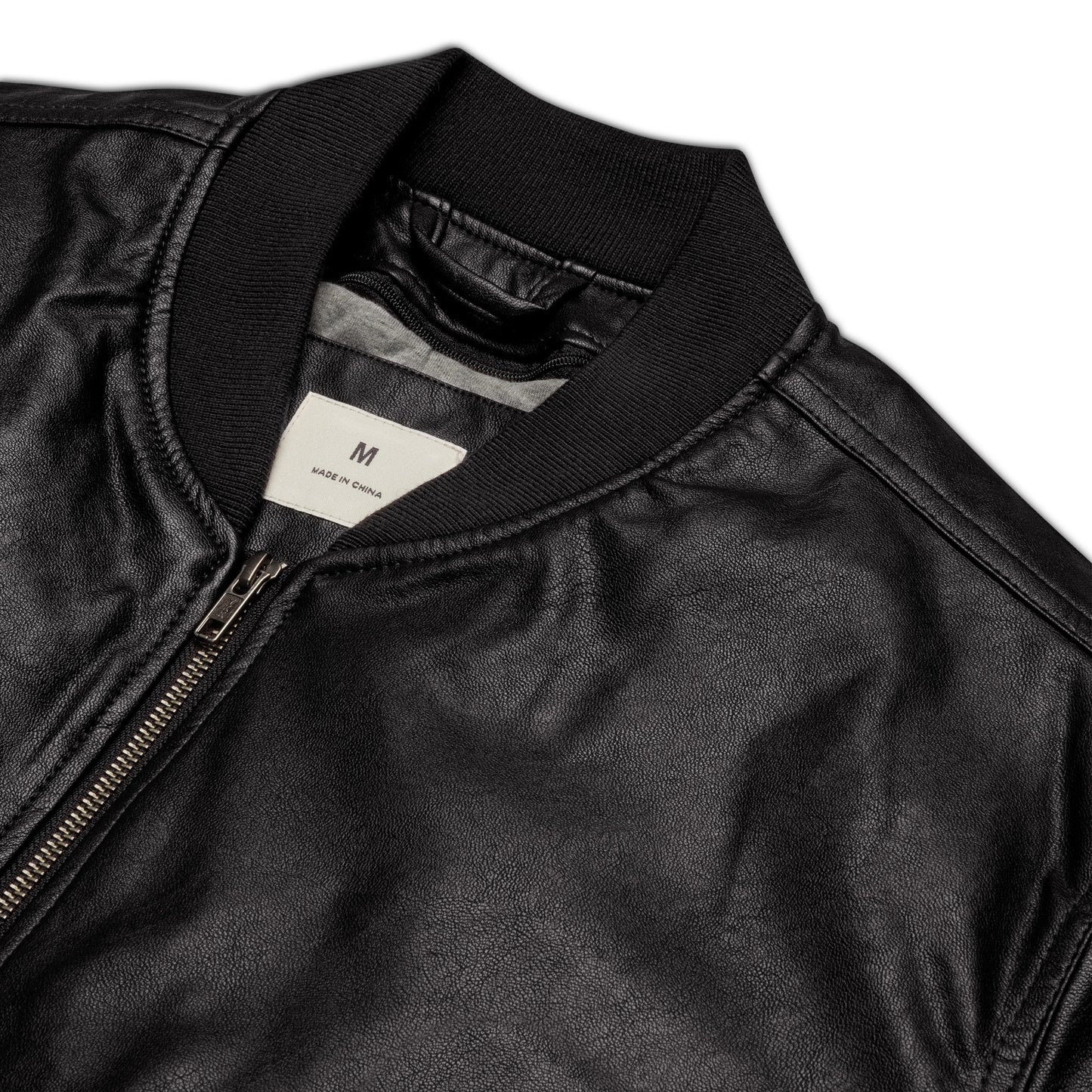 ANTONIO  Leather Bomber Jacket