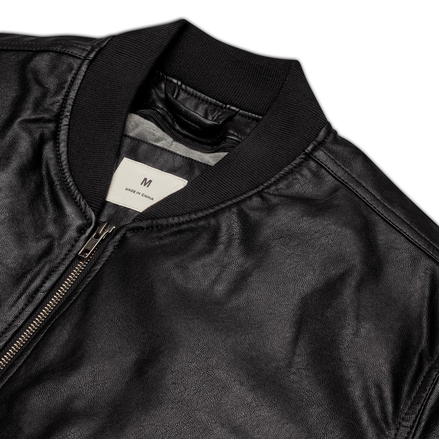 SPANIARD Leather Bomber Jacket