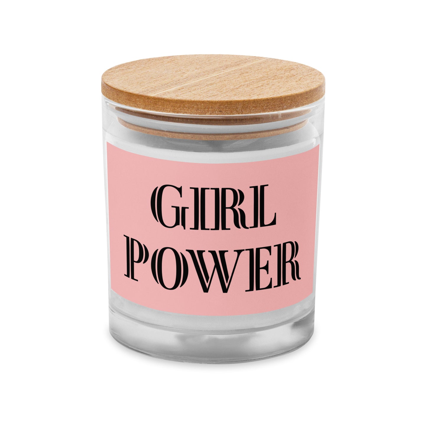 GIRL POWER Glass jar candle