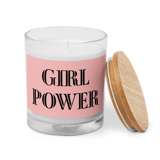 GIRL POWER Glass jar candle