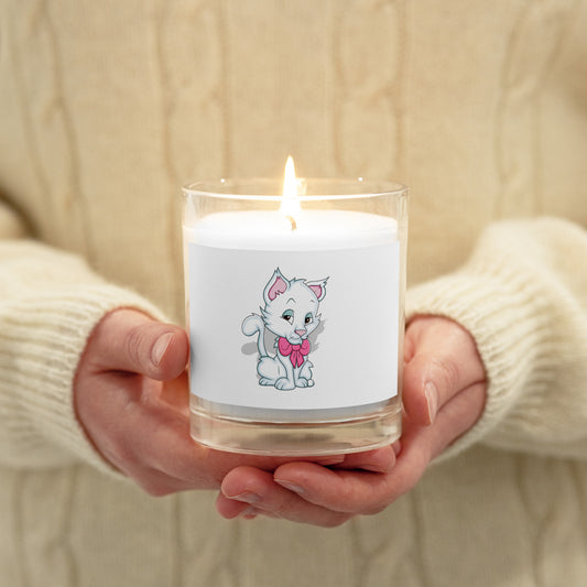 CUTIE KITTEN CANDLE Glass jar candle