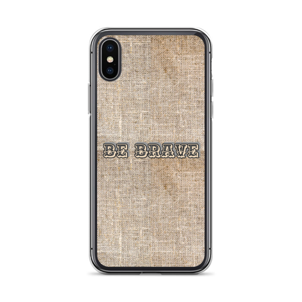 BE BRAVE TROPICAL iPhone Case