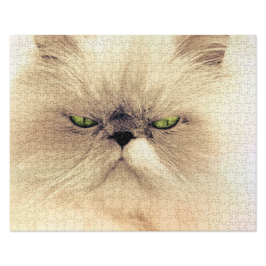 GROUCHY CAT Jigsaw puzzle