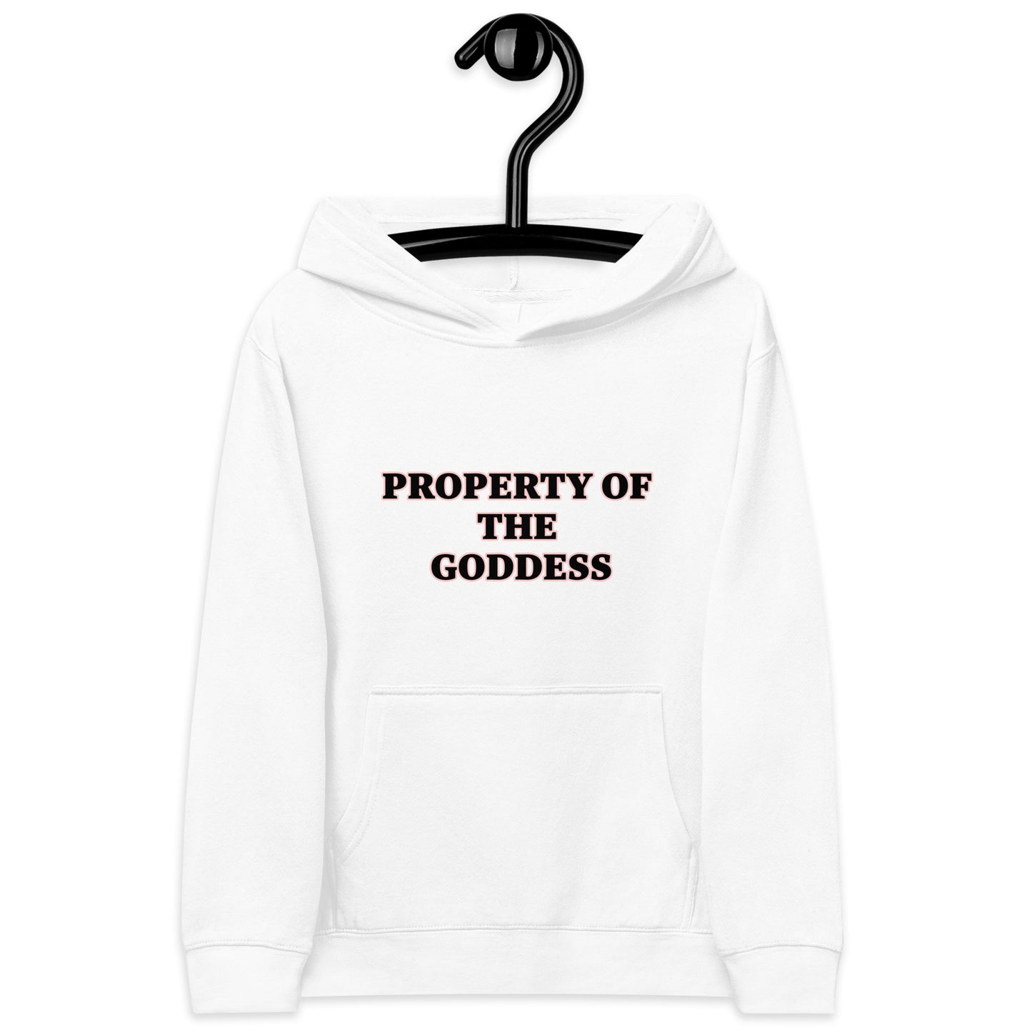 PROPERTY OF THE GODDESS Kids fleece hoodie