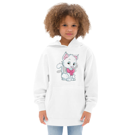 CUTIE KITTEN Kids fleece hoodie