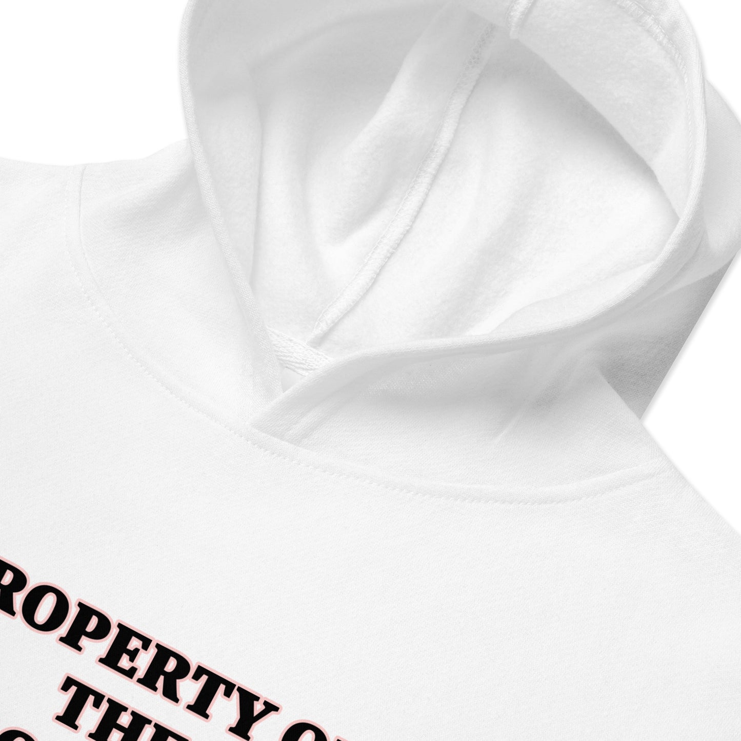 PROPERTY OF THE GODDESS Kids fleece hoodie