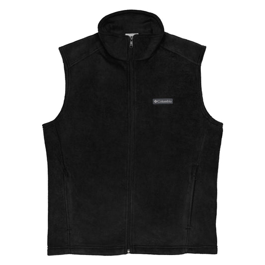 OFFICIAL DOG WHISPERER-Men’s Columbia fleece vest IN BLACK