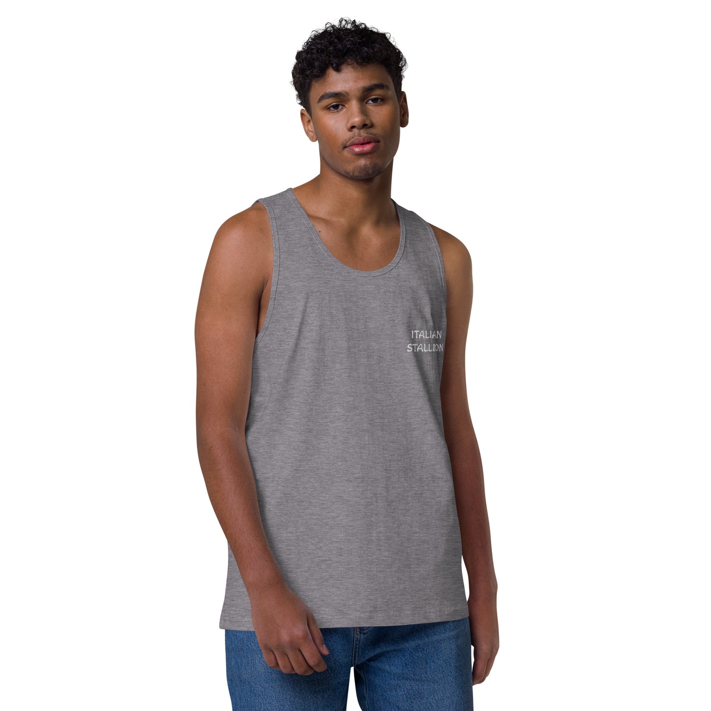 ITALIAN STALLION Men’s premium tank top