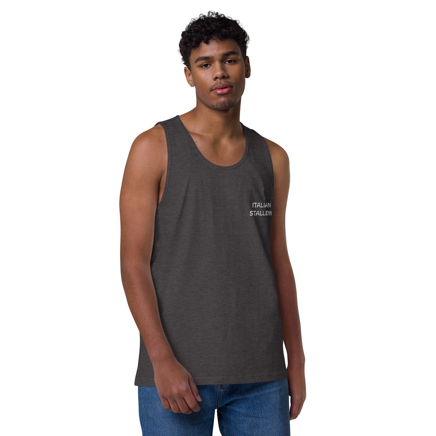 ITALIAN STALLION Men’s premium tank top