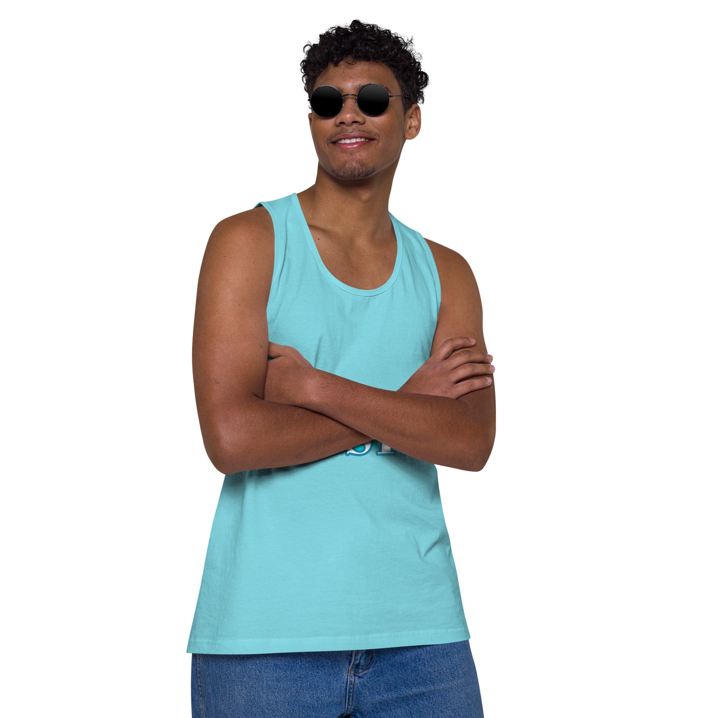 HUSTLE Men’s premium tank top