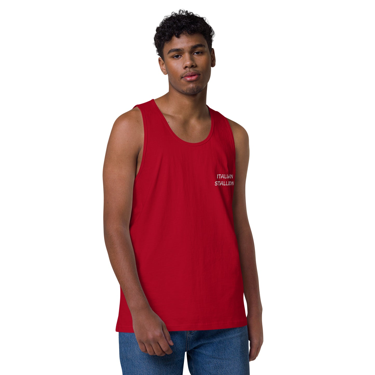 ITALIAN STALLION Men’s premium tank top