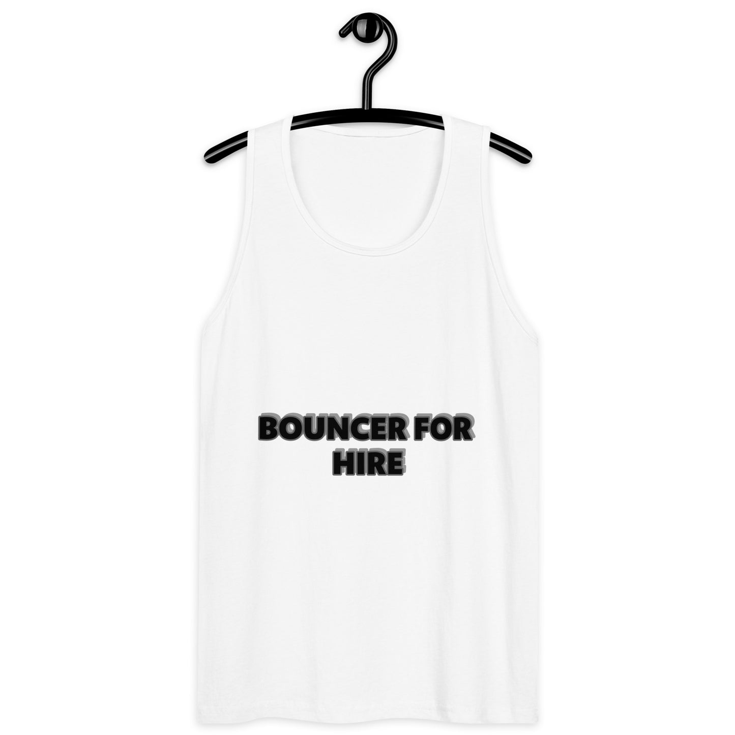 BOUNCER FOR HIRE Men’s premium tank top