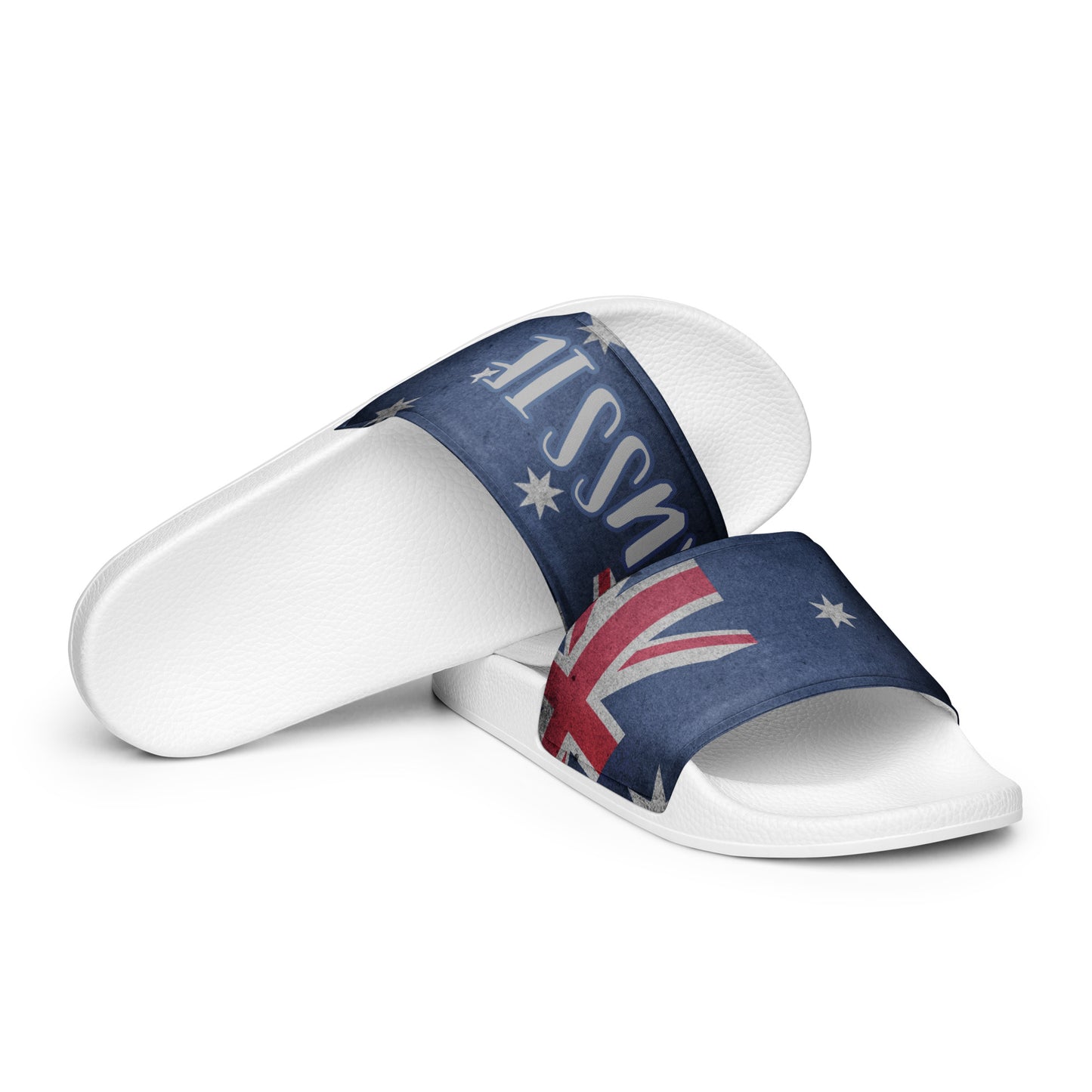 AUSSIE FOR THE YACHT OR BY THE POOL OR BEACH Men’s slides