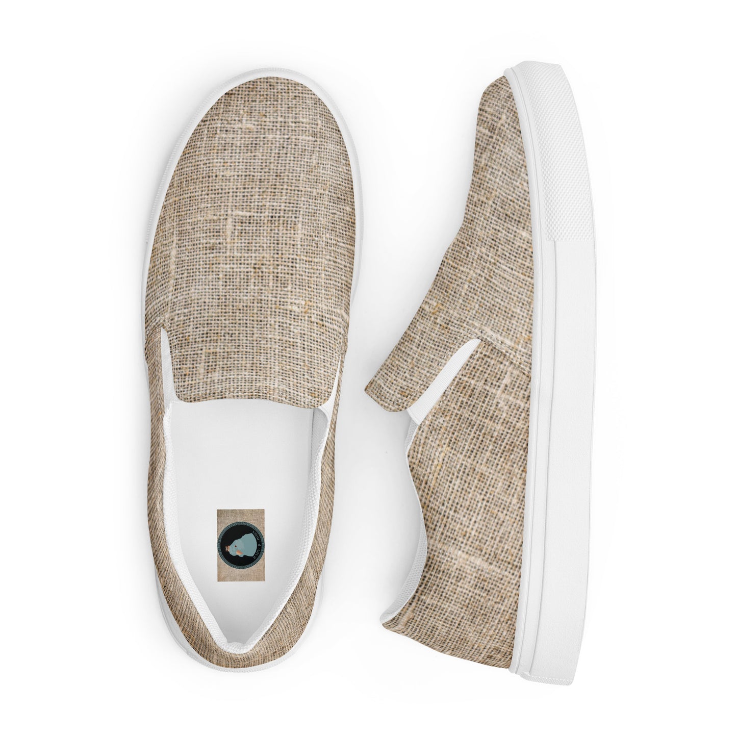 HAWAII LINEN DESIGN VACATION Men’s slip-on canvas shoes (CHECK DESCRIPTION IF THIS IS AVAILABLE IN YOUR AREA)