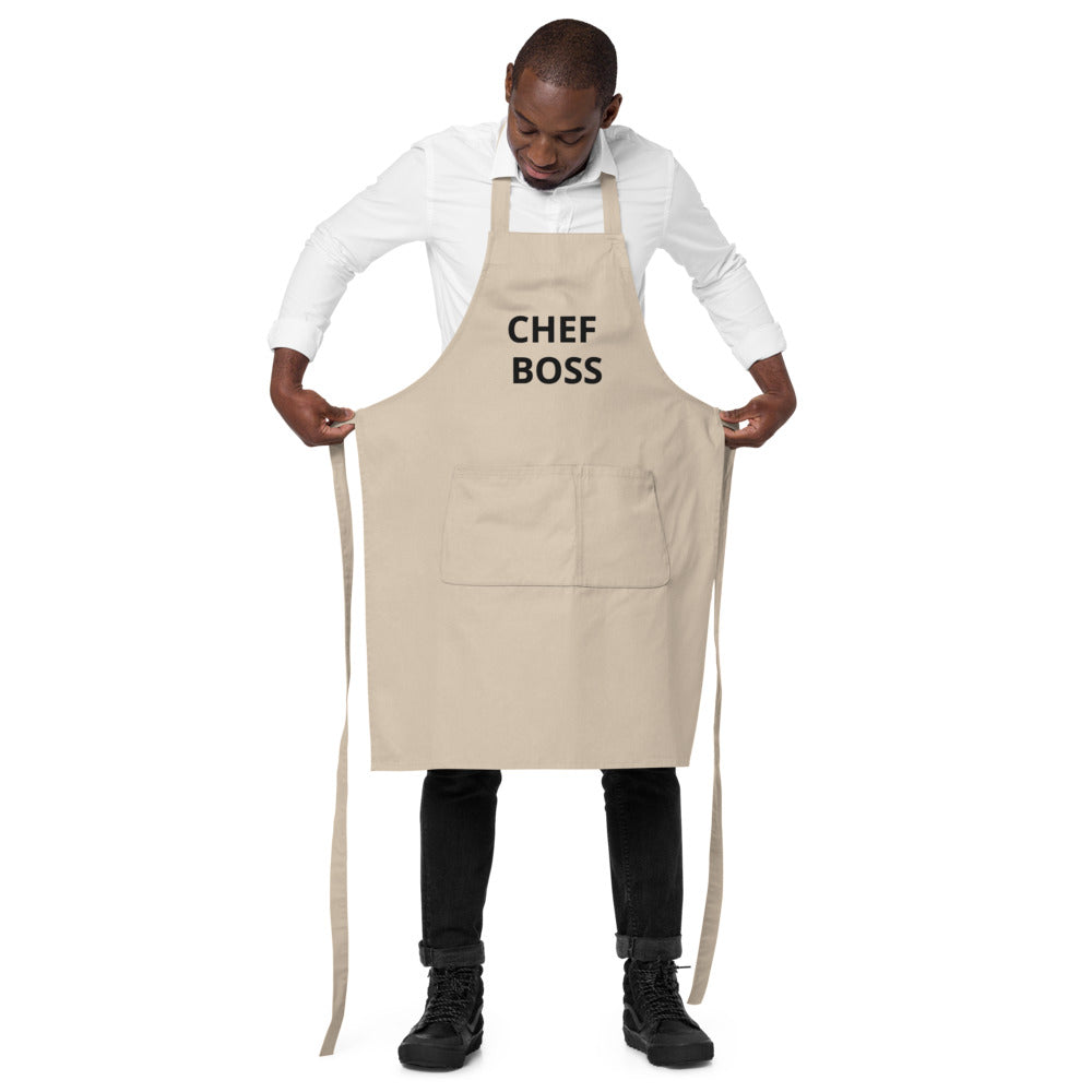 CHEF BOSS Organic cotton apron