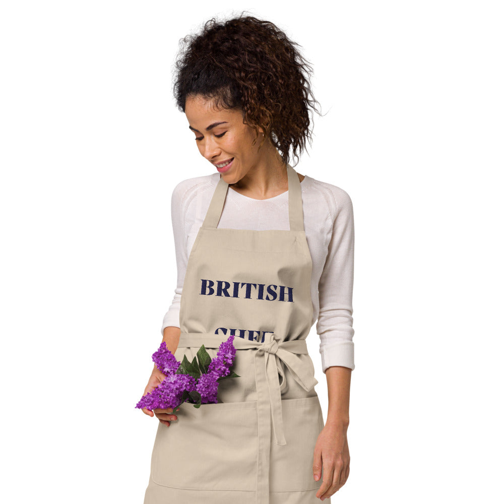 BRITISH CHEF-Organic cotton apron