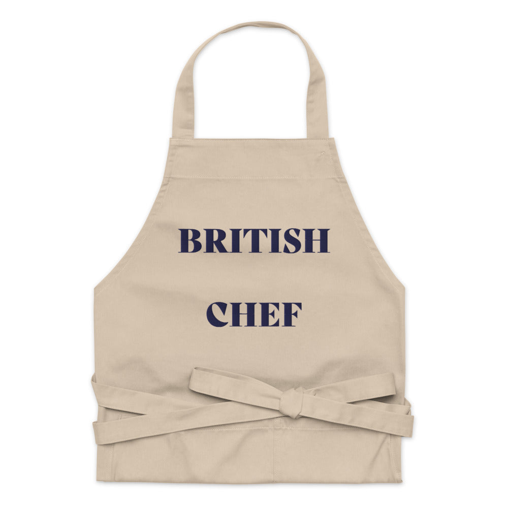 BRITISH CHEF-Organic cotton apron