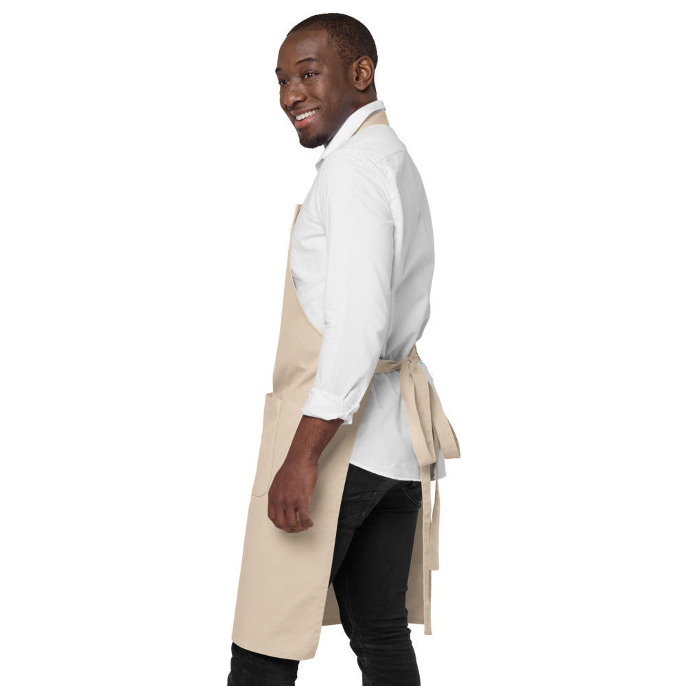 DO NOT ARGUE WITH THE CHEF --Organic cotton apron